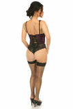 Daisy Corsets Lavish Plum Brocade Open Cup Waist Cincher - Daisy Corsets - Flyclothing LLC