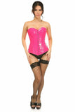 Daisy Corsets Lavish Hot Pink Patent Overbust Corset - Daisy Corsets - Flyclothing LLC