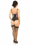 Lavish Lt Purple Fishnet Underwire Open Cup Waist Cincher - Daisy Corsets - Flyclothing LLC