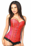 Lavish Red Brocade Corset - Daisy Corsets - Flyclothing LLC