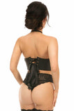 Daisy Corsets Lavish Faux Leather Halter Bustier w/Spikes - Daisy Corsets - Flyclothing LLC