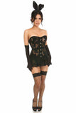 Lavish 4 PC Sexy Black Bunny Costume - Daisy Corsets - Flyclothing LLC