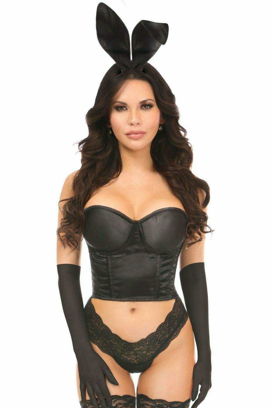 Daisy Corsets Lavish 4 PC Sexy Bustier Bunny Costume - Daisy Corsets - Flyclothing LLC
