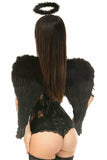 Daisy Corsets Lavish 3 PC Sexy Dark Angel Corset Costume - Daisy Corsets - Flyclothing LLC