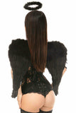 Lavish 3 PC Sexy Dark Angel Corset Costume - Daisy Corsets - Flyclothing LLC