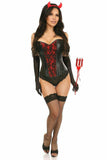 Daisy Corsets Lavish 4 PC Gothic Devil Corset Costume - Daisy Corsets - Flyclothing LLC