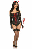 Lavish 4 PC Gothic Devil Corset Costume - Daisy Corsets - Flyclothing LLC