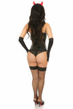 Lavish 4 PC Gothic Devil Corset Costume - Daisy Corsets - Flyclothing LLC