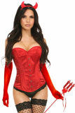 Lavish 4 PC Daring Devil Corset Costume - Daisy Corsets - Flyclothing LLC