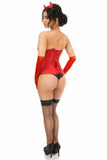 Lavish 4 PC Sexy Red Devil Corset Costume - Daisy Corsets - Flyclothing LLC