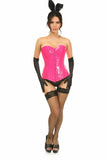 Lavish 4 PC Pink Patent Bunny Corset Costume - Daisy Corsets - Flyclothing LLC