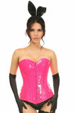 Lavish 4 PC Pink Patent Bunny Corset Costume - Daisy Corsets - Flyclothing LLC
