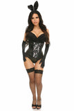 Lavish 4 PC Sexy Bunny Corset Costume - Daisy Corsets - Flyclothing LLC