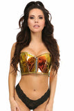 Daisy Corsets Lavish Sunset Holo Short Bustier - Daisy Corsets - Flyclothing LLC
