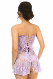 Lavish Lt Purple Sheer Lace Corset Dress - Daisy Corsets - Flyclothing LLC