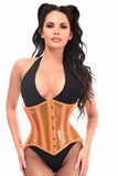 Daisy Corsets Lavish Orange Clear Curvy Underbust Waist Cincher Corset - Daisy Corsets - Flyclothing LLC