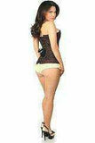 Daisy Corsets Lavish Dark Brown Lace Overbust Corset w/Zipper - Daisy Corsets - Flyclothing LLC