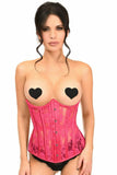 Daisy Corsets Lavish Fuchsia Sheer Lace Underwire Open Cup Underbust Corset - Daisy Corsets - Flyclothing LLC