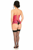 Daisy Corsets Lavish Fuchsia Sheer Lace Underwire Open Cup Underbust Corset - Daisy Corsets - Flyclothing LLC