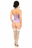 Daisy Corsets Lavish Lavender Sheer Lace Underwire Open Cup Underbust Corset - Daisy Corsets - Flyclothing LLC