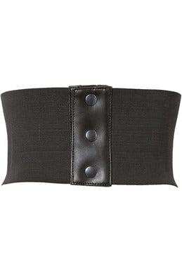 Daisy Corsets Lavish Black Brocade Corset Belt Cincher - Daisy Corsets - Flyclothing LLC