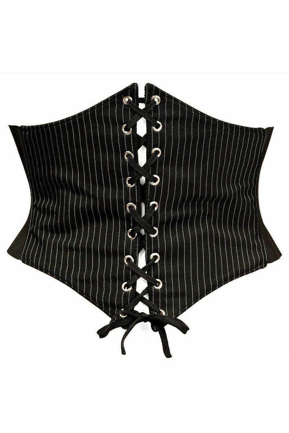 Lavish Pinstripe Corset Belt Cincher - Daisy Corsets - Flyclothing LLC