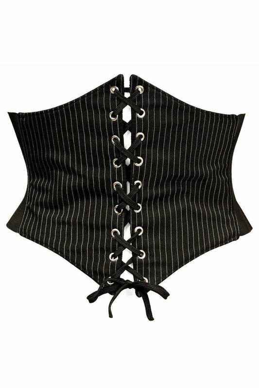Lavish Pinstripe Corset Belt Cincher - Daisy Corsets - Flyclothing LLC