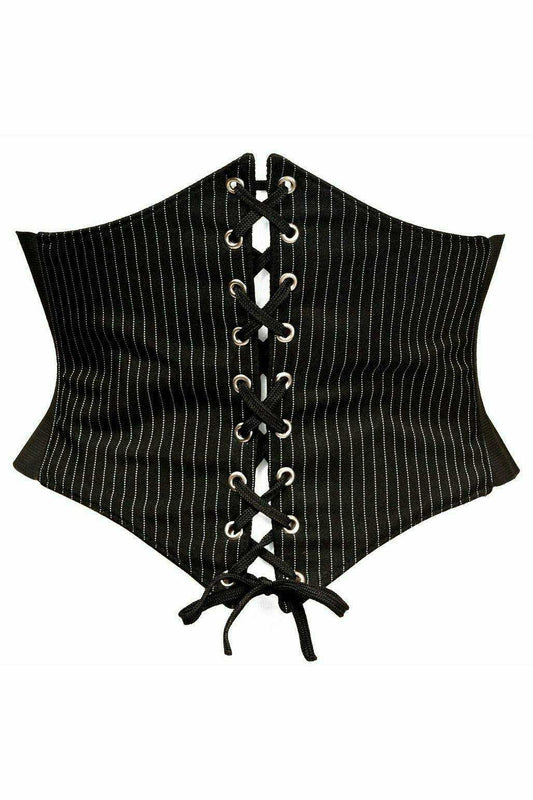 Daisy Corsets Lavish Pinstripe Corset Belt Cincher - Daisy Corsets - Flyclothing LLC