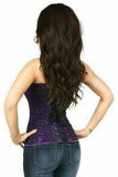 Daisy Corsets Lavish Dark Purple Lace Overbust Corset w/Zipper - Daisy Corsets - Flyclothing LLC