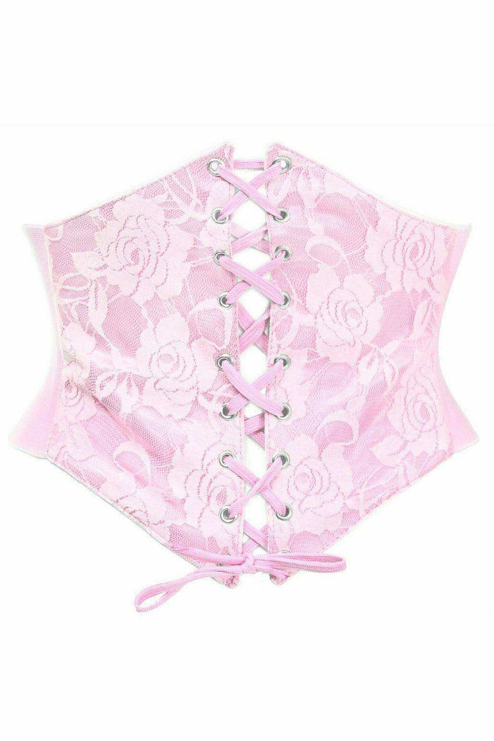 Lavish Lt Pink Lace Corset Belt Cincher - Daisy Corsets - Flyclothing LLC
