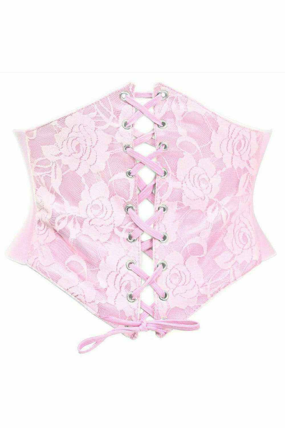 Daisy Corsets Lavish Lt Pink Lace Corset Belt Cincher - Daisy Corsets - Flyclothing LLC