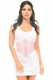 Daisy Corsets Lavish Lt Pink Lace Corset Belt Cincher - Daisy Corsets - Flyclothing LLC