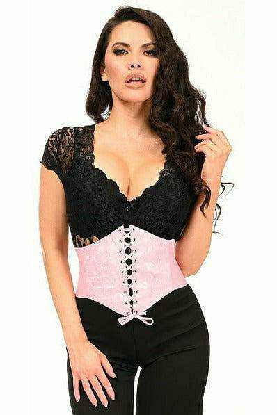 Daisy Corsets Lavish Lt Pink Lace Corset Belt Cincher - Daisy Corsets - Flyclothing LLC