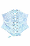 Lavish Lt Blue Lace Corset Belt Cincher - Daisy Corsets - Flyclothing LLC
