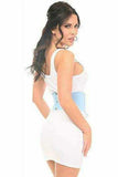 Daisy Corsets Lavish Lt Blue Lace Corset Belt Cincher - Daisy Corsets - Flyclothing LLC