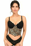 Daisy Corsets Lavish Leopard Velvet Underwire Open Cup Cincher Corset - Daisy Corsets - Flyclothing LLC