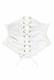 Daisy Corsets Lavish White Lace Corset Belt Cincher - Daisy Corsets - Flyclothing LLC