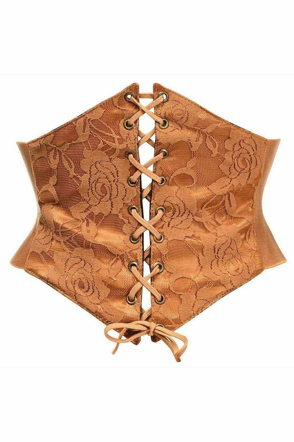 Daisy Corsets Lavish Caramel Lace Corset Belt Cincher - Daisy Corsets - Flyclothing LLC