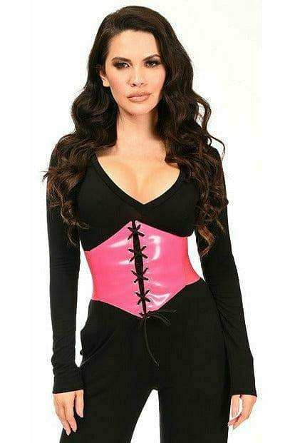 Daisy Corsets Lavish Hot Pink Patent Corset Belt Cincher - Daisy Corsets - Flyclothing LLC