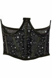 Daisy Corsets Lavish Celestial Mesh Open Cup Waist Cincher - Daisy Corsets - Flyclothing LLC