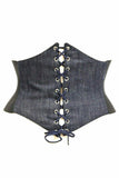 Daisy Corsets Lavish Blue Denim Corset Belt Cincher - Daisy Corsets - Flyclothing LLC