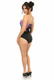 Daisy Corsets Lavish Lavender Holo Lace-Up Bustier Top - Daisy Corsets - Flyclothing LLC