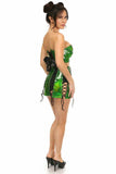 Daisy Corsets Lavish 2 PC Green Holo Bustier & Skirt Set - Daisy Corsets - Flyclothing LLC