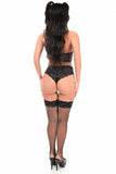 Daisy Corsets Lavish Polka Dot Mesh Underwire Cincher w/Built In Halter Top - Daisy Corsets - Flyclothing LLC
