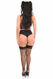 Daisy Corsets Lavish Neon Purple Underwire Open Cup Mesh Cincher w/Criss Cross Back - Daisy Corsets - Flyclothing LLC