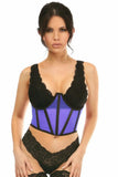 Daisy Corsets Lavish Neon Blue Mesh Open Cup Waist Cincher - Daisy Corsets - Flyclothing LLC