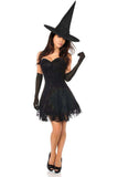 Daisy Corsets Lavish 3 PC Sultry Witch Corset Dress Costume - Daisy Corsets - Flyclothing LLC