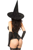 Daisy Corsets Lavish 3 PC Sheer Witch Corset Costume - Daisy Corsets - Flyclothing LLC