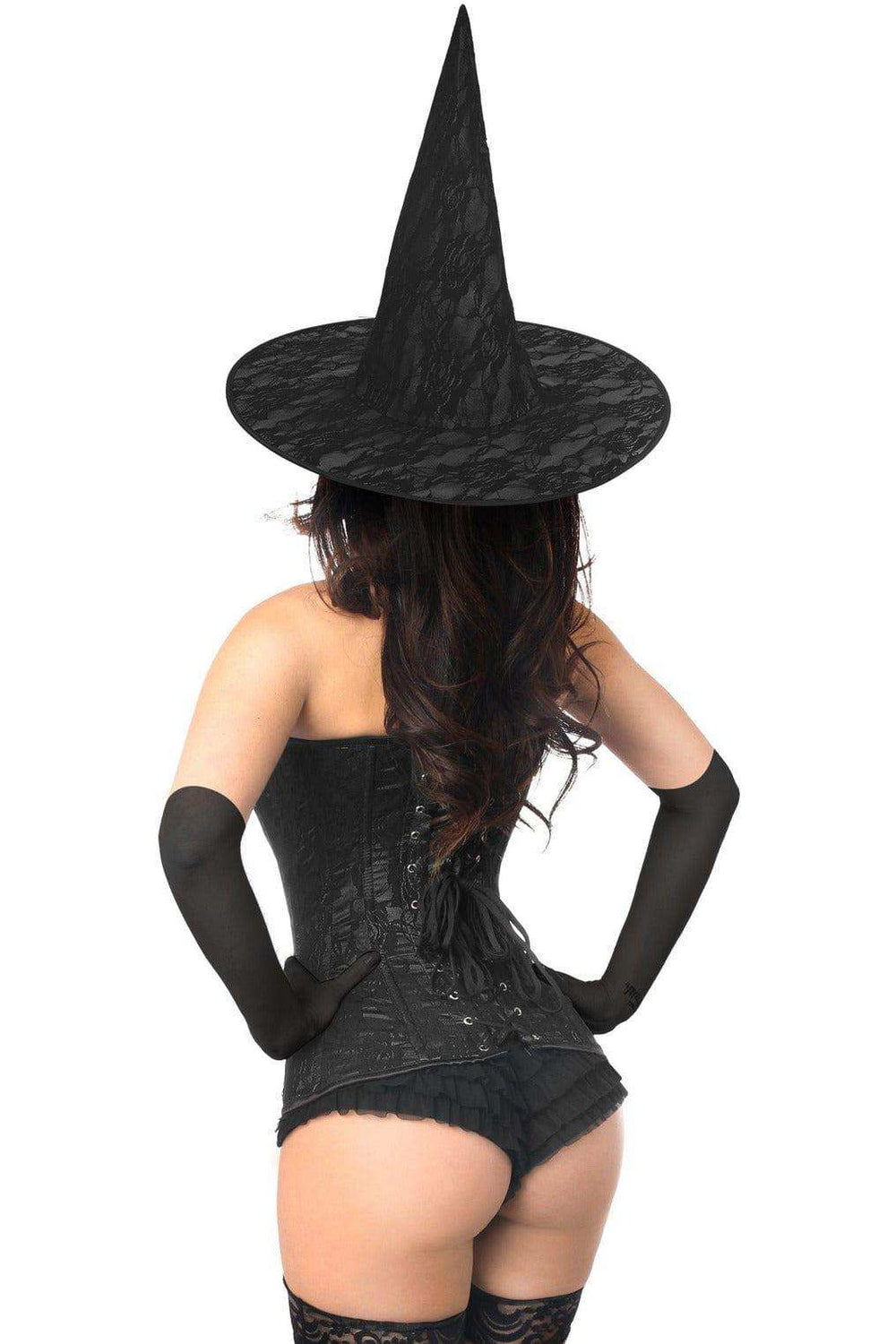 Daisy Corsets Lavish 3 PC Midnight Witch Corset Costume - Daisy Corsets - Flyclothing LLC