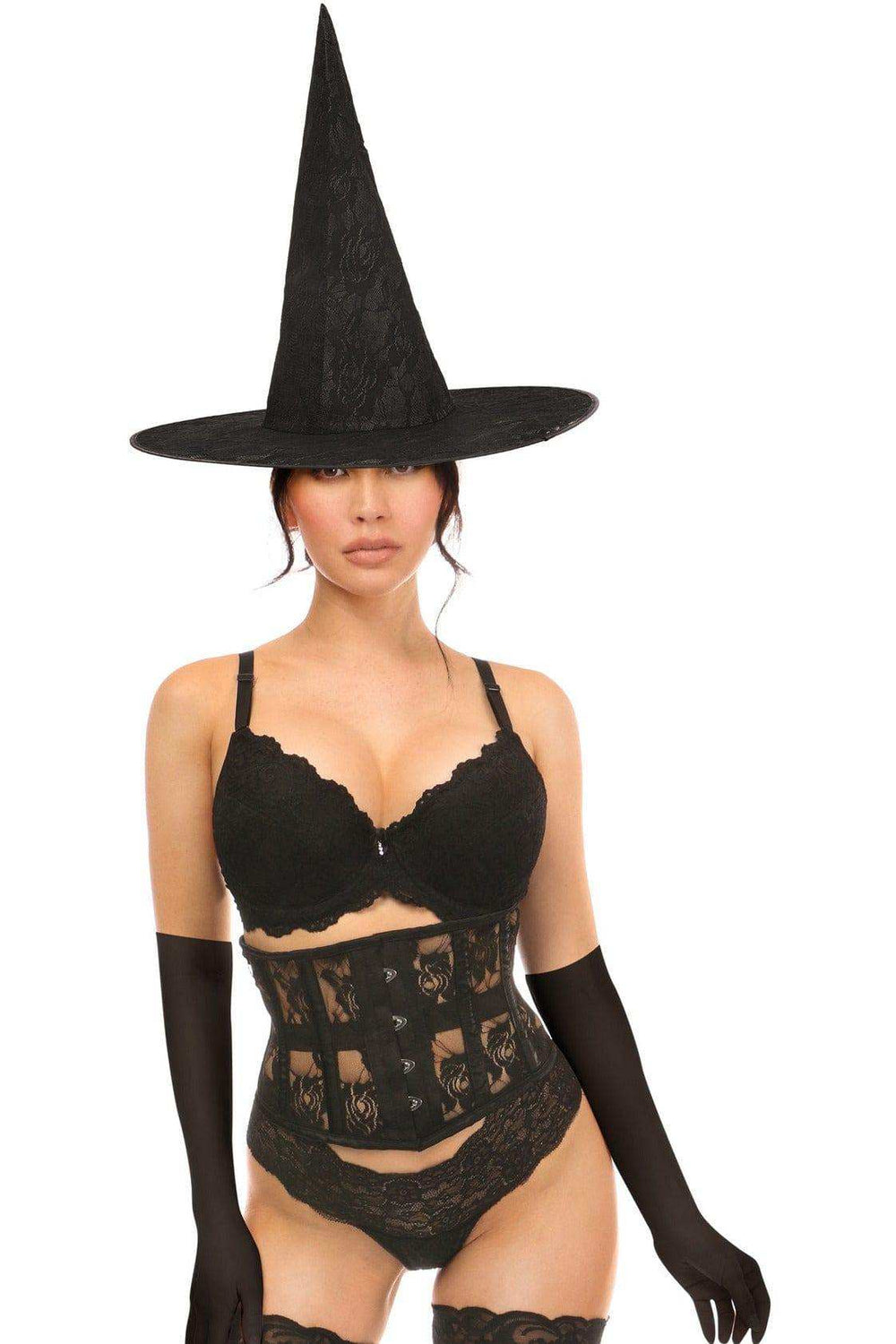 Daisy Corsets Lavish 3 PC Daring Witch Corset Costume - Daisy Corsets - Flyclothing LLC
